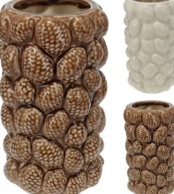 ohgreen Potten En Vazen|Herfst|Vaas met dennenappels