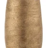ohgreen Potten En Vazen|Vaas oneffen ruw ker goud l (22x22x41cm)