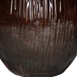 ohgreen Potten En Vazen|Ecocheques|Vaas recycled glas bruin 34x34x75cm