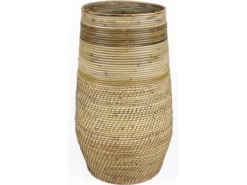 ohgreen Potten En Vazen|Vase lombok grey/blond d36/40h70cm