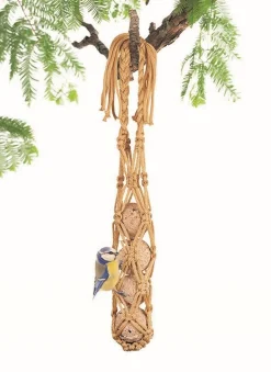 ohgreen Ecocheques|Voederhuisjes En Aanverwanten|Vetbolhouder macrame tess