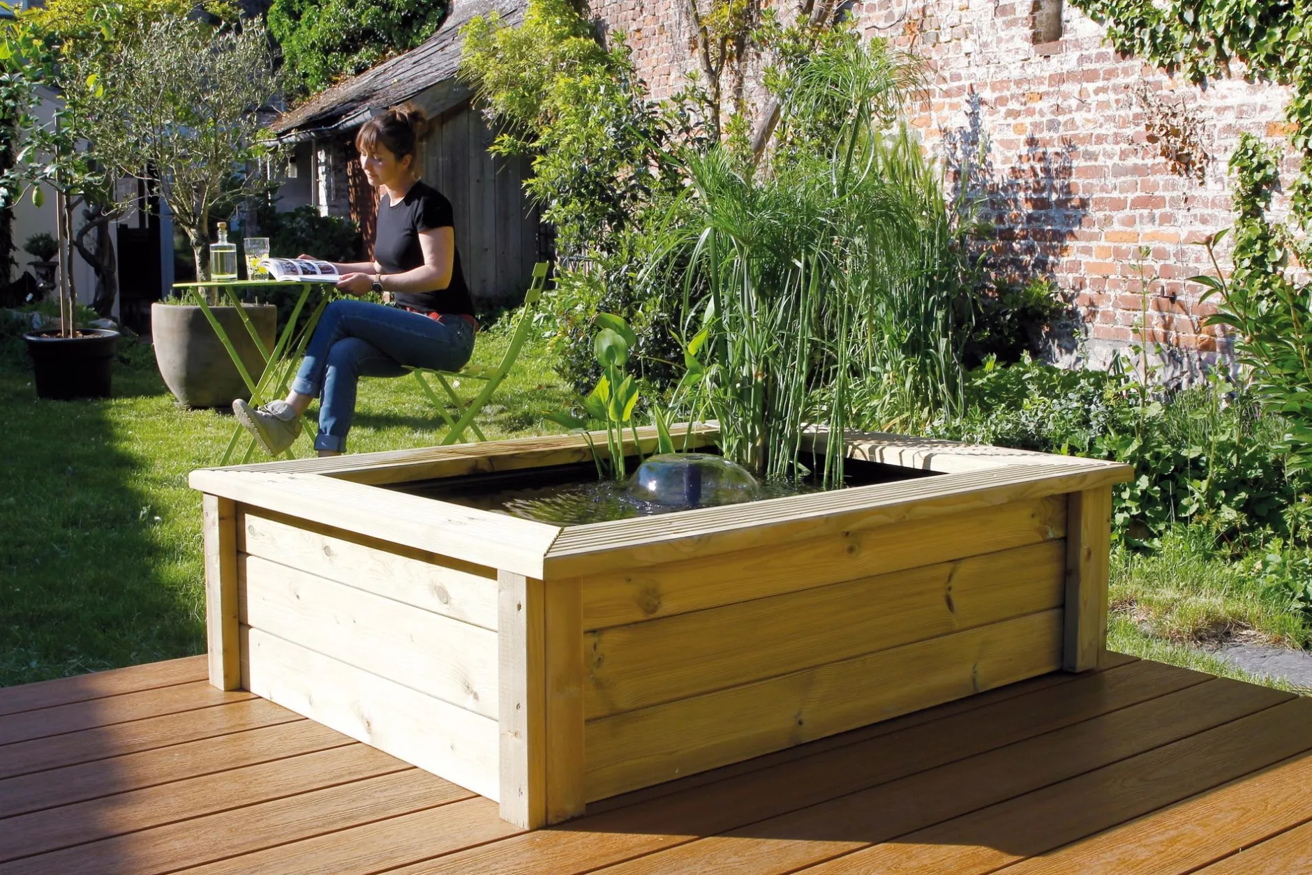 ohgreen Water|Vijverombouw Quadro Wood I voor Victoria Quadro 5