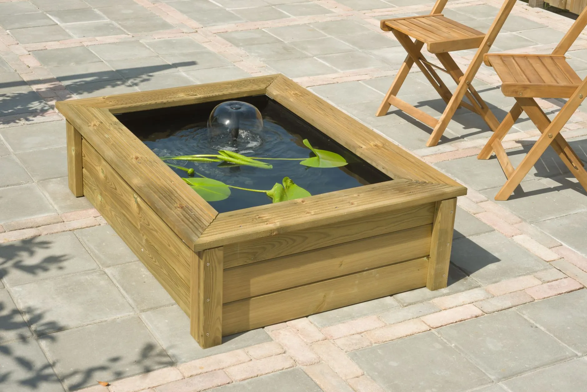 ohgreen Water|Vijverombouw Quadro Wood I voor Victoria Quadro 5