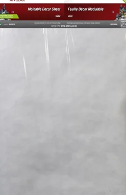 ohgreen Lemax Kerstdorpen|Vormbare sheet sneeuw 100x60cm