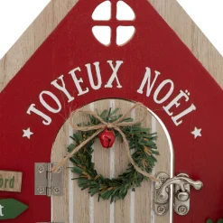 ohgreen Thema Holiday|Kerstdecoratie|Vrolijk kerstfeest deur h19,5cm