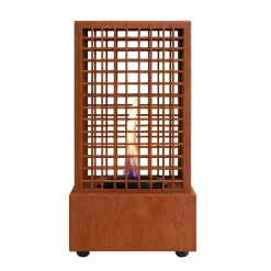 ohgreen Lantaarns Olielampen En Fakkels|Vulcan Agni 18 tafelhaard in cortenstaal