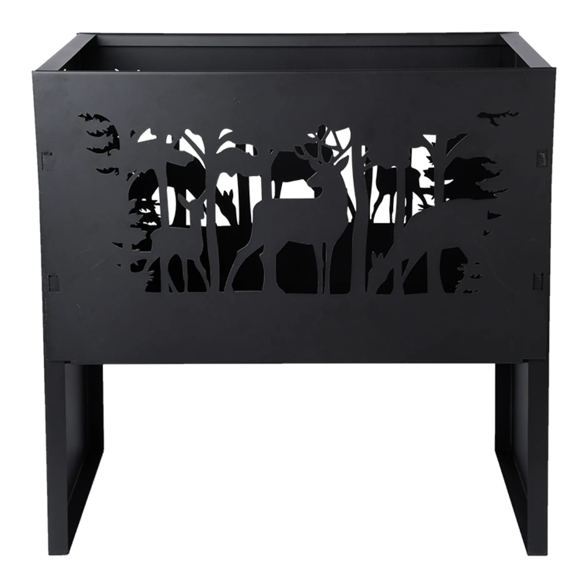 ohgreen Vuur|Vuurkorf rechthoekig herten