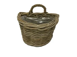 ohgreen Potten En Vazen|Wandhanger antiekgrijs 29X18H20CM