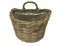 ohgreen Potten En Vazen|Wandhanger antiekgrijs 38X24H25CM