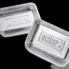 ohgreen Accessoires En Onderhoud|WEBER ALUMINIUM LEKBAKJES KLEIN SET VAN 10 STUKS