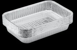 ohgreen Accessoires En Onderhoud|WEBER ALUMINIUM LEKBAKJES KLEIN SET VAN 10 STUKS
