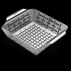 ohgreen Accessoires En Onderhoud|WEBER DELUXE GRILLKORF KLEIN RVS