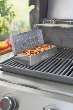 ohgreen Accessoires En Onderhoud|WEBER UNIVERSELE ROOKBOX RVS