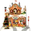 ohgreen Lemax Kerstdorpen|Werkplaats van de kerstman, met 4,5v adapter