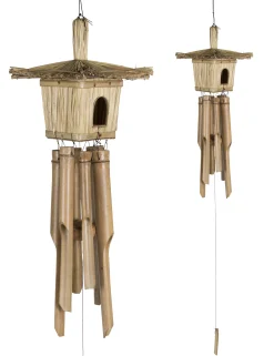 ohgreen Decoratie|Windchime birdhouse d15h45