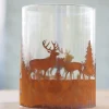 ohgreen Decoratie|Windlicht, met bos en herten