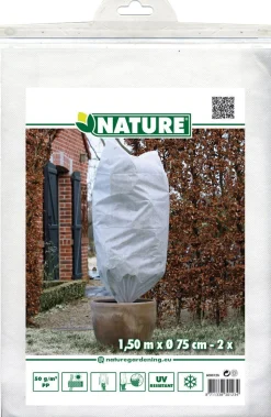 ohgreen Winter|Ecocheques|Winterafdekhoes 75cmx1,5m wit 2 stuks