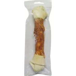 ohgreen Hond Voeding|Werelddierendag|Witte buffelhuid knoop met kip 23cm 1-pack