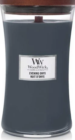 ohgreen Geuren|Woodwick Geurkaars evening onyx Large