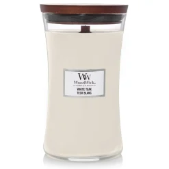 ohgreen Geuren|Woodwick Geurkaars white teak Large