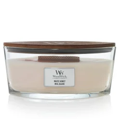 ohgreen Geuren|Woodwick Geurkaars white honey ellipse