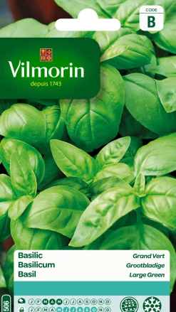 ohgreen Zaden|Ecocheques|Zaden basilicum grootbladige 2g