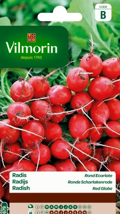ohgreen Zaden|Ecocheques|Zaden radijs ronde scharlakenrode 10g