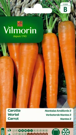 ohgreen Zaden|Ecocheques|Zaden wortel verbeterde nantes 3 6,5g