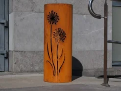 ohgreen Decoratie|Zuil rond paardenbloem