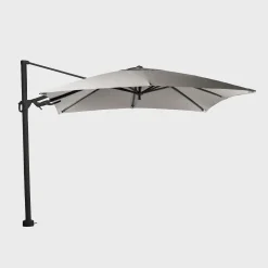 ohgreen Parasol|Zweefparasol Fuga zwart-licht grijs