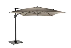 ohgreen Parasol|Zweefparasol Malaga antraciet-taupe