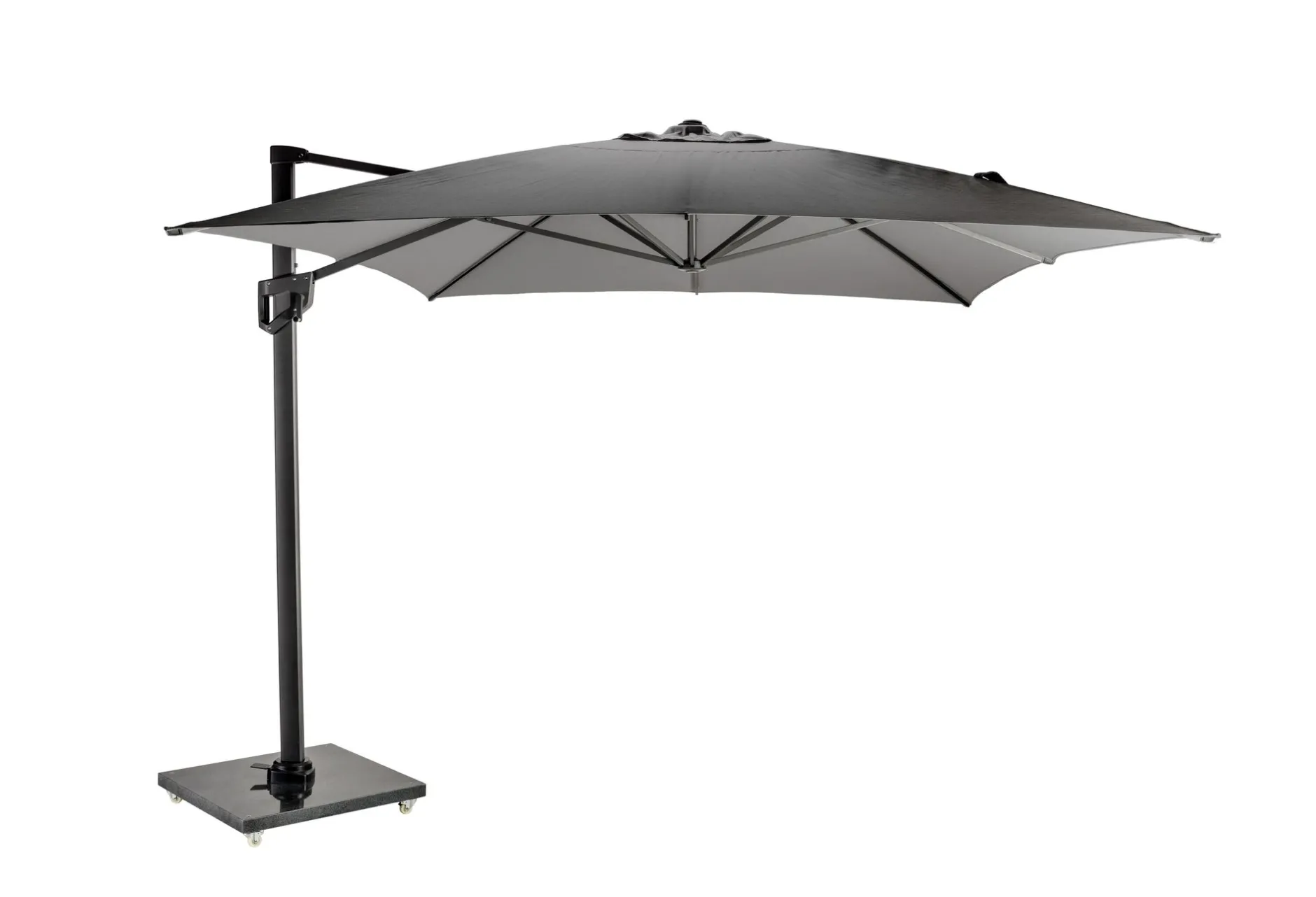 ohgreen Parasol|Zweefparasol Malaga antracite-smokey grijs